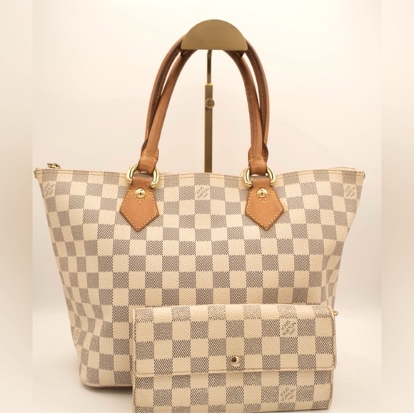 Louis Vuitton Handbags - Louis Vuitton Bundle Damier Azur Saleya and Damier Azur Sarah Wallet GUC